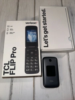 Verizon pré-pago TCL Flip Pro-4056SPP 4G LTE caixa aberta - Imagem 1 de 4