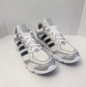 Adidas Silber Grün Weiß Sneaker Laufschuhe Damen G48041 Größe 10 US Neu - Bild 1 von 8