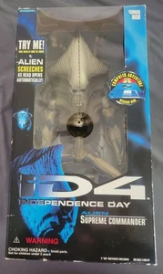 ID4 Independence Day Alien Supreme Commander Action Figure Trendmasters 1996 New - Picture 1 of 8