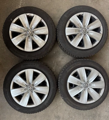 *OR312* VW T-Cross Winterradsatz, Conti 195/60 R 16, ca.6 mm.,  2Q0601027H/AE AB - Bild 1 von 4