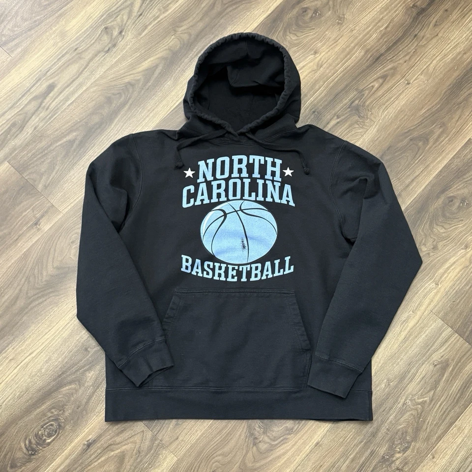 North Carolina Tar Heels Hoodie Mens L NCAA Basketball Pullover UNC - Image 1 of 3