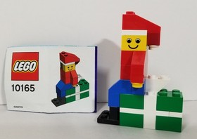 Lego Seasonal Set 10165 Elf Boy on Present with Instructions