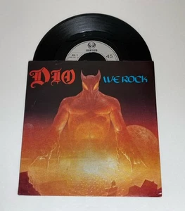 DIO ~WE ROCK/HOLY DIVER ~1984 UK PRESS VERTIGO 7”45rpm SINGLE DIO 3 (880 199-7) - Picture 1 of 5