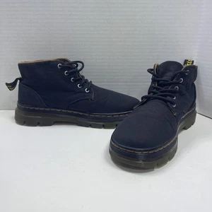 Dr. Martens Bonny Chukka Stiefel Herren Größe 9 Schwarz Canvas AirWair Schnürung Knöchel - Bild 1 von 14