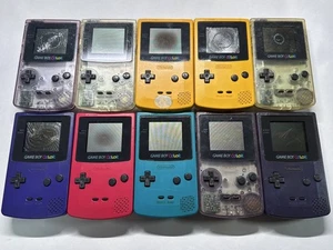 Nintendo Game Boy Color Konsole Konvolut x10 Platinen inklusive Trödel Teile - Bild 1 von 2