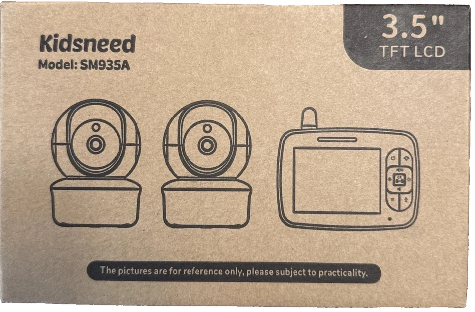 Kidsneed SM935A Baby Monitor Remote 2 Cameras - 3.5 Inch Video Baby Monitor - Image 1 of 1
