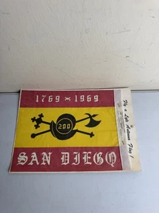 Bandiera vintage San Diego 200° anniversario (1769-1969) antenna Lyle alta velocità - Foto 1 di 6