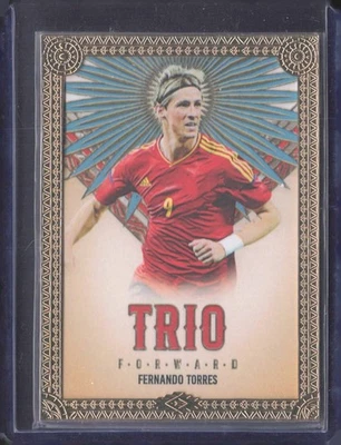 2025 Futera Unique Fernando Torres Trio Gold Plated 10/10 Spain - Image 1 of 2