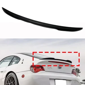 Real Carbon Fiber Rear Trunk Spoiler Wing for BMW Z4 E86 Coupe 2006-2008 Gloss - Picture 1 of 7