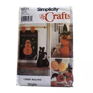Simplicity Crafts Sewing Pattern 9921 Halloween Pumpkin Table Porch Decor UC - Picture 1 of 1
