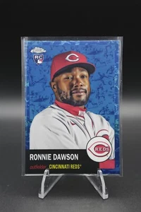 2022 Topps Chrome Platinum Anniversary Ronnie Dawson RC Blue Toile 11/199 - Picture 1 of 2