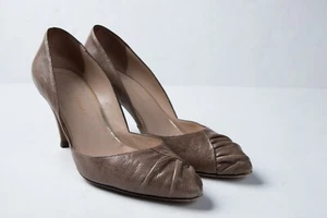 Women's Loefller Randall Snakeskin Textured Pumps Heels Sz 8.5 B - Picture 1 of 8