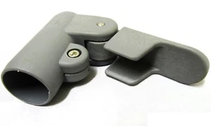2 x AWNING ADJUSTABLE POLE CLAMPS 25mm/22mm - CARAVAN - TENT - MOTORHOME - Picture 1 of 1