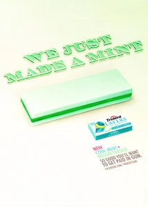 TRIDENT GUM AD #15 MAGAZIN Promo AD 2010 WIR HABEN GERADE NEUWERTIG GEMACHT - Bild 1 von 2