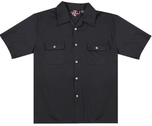 NUEVO Para Hombre Dragonfly Roadhouse 1776 Freedom Ride Mangas Cortas Trabajo Motociclista Camisa MED - Imagen 1 de 17