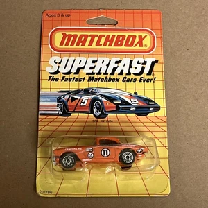 Vintage 1985 Matchbox Superfast *SF8 '62 VETTE* Diecast (ON CARD) - Picture 1 of 2