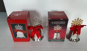 2 Vintage Silverplate Bells 2002 and 2009 - Picture 1 of 9