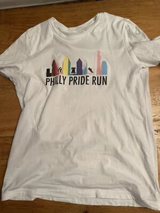philly pride run t shirt lbgtqia Philadelphia Live Casino Aramark - Picture 1 of 3