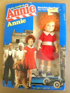 Rare Knickerbocker 1982 World of LITTLE ORPHAN ANNIE 6" Doll MI Package mf