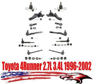 Sway Bar Links Ball Joints Inner & Outer Tie Rods 12pc for Toyota 4Runner 96-02 - Picture 1 of 7
