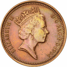 [#469302] Moneda, Gran Bretaña, Elizabeth II, Penny, 1994, MBC+, Cobre chapado e
