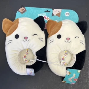 Squishmallow Hausschuhe Cam die Katze zwinkernd Kinder Größe 11/12 Schuhe Neu mit Etikett - Bild 1 von 4