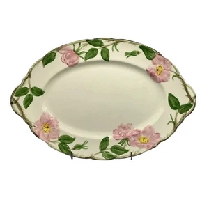 VTG 1960s Franciscan Desert Rose 12" Oval Serving Platter Dish Made in USA - Picture 1 of 6