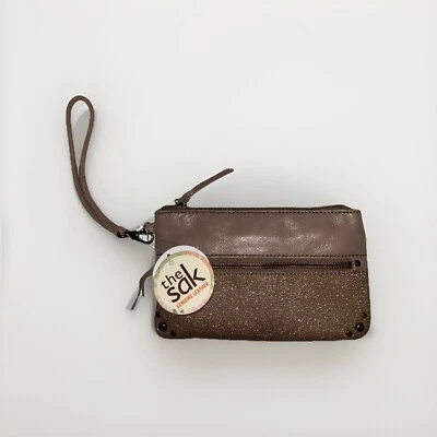 THE SAK Sanibel Muñequera Carga Moca Spkl Mujer Bolso Informal Bolsos de Mano NUEVO Foto 1 de 4