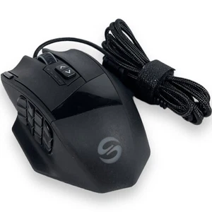 UtechSmart Venus 16400dpi High Precision Laser MMO Gaming Mouse USB Tested Works - Picture 1 of 17