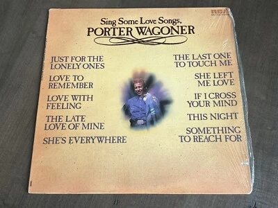 Sealed Porter Wagoner Sing Some Love Songs, Vinyl LP Record Album 1975 APL1-1056 - Image 1 of 4
