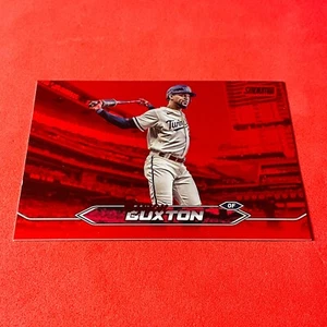 Byron Buxton .. RED FOIL .. Minnesota Twins .. 2024 Stadium Club Card 188 - Picture 1 of 2