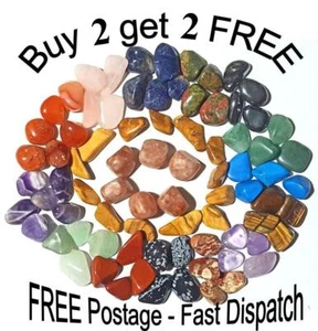 Healing Crystals Tumbled Stones Chakra 16-27mm Very Low Prices Buy 2 get 2 free - Picture 1 of 34