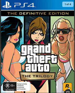 Grand Theft Auto Trilogy Definitive Edition GTA III Vice City San Andreas - PS4