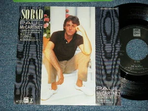 PAUL McCARTNEY of BEATLES Japan 1983 NM 7"45 SO BAD - Imagen 1 de 6