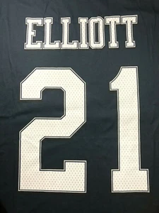 Dallas Cowboys Woman's / Navy Blue / ELLIOTT /100% Cotton Soft T-Shirt/ Reg $36 - Picture 1 of 11