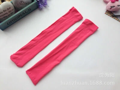 Calcetines de terciopelo hasta la rodilla coloridos para calentar piernas para niños y niñas Foto 1 de 4