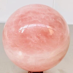 Esfera de cuarzo rosa natural bola de cristal Reiki curación 4020G - Imagen 1 de 12