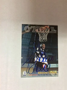 1997 SCORE BOARD JERMANIE O'NEAL EAU CLAIRE H.S. AUTO CARD - Picture 1 of 2