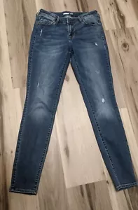 Jeans da donna blu navy vecchi taglia 2 Rockstar super skinny - Foto 1 di 5