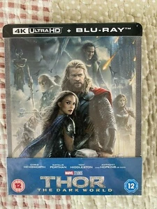THOR THE DARK WORLD 4K+BLU-RAY LIMITED EDITION STEELBOOK - Picture 1 of 8