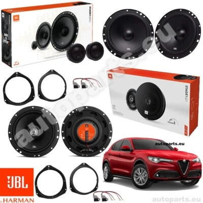 Set 6 Haut Parleur Haut-Parleurs JBL avant et Arrière pour Alfa Romeo Stelvio - Photo 1/4