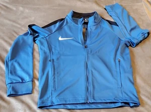 Nike Unisex Youth Dri-fit Jacket Blue Zip Pockets NWT XS Reg $55 - Picture 1 of 5
