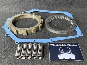 MacDaddy 7 Steel Clutch Kit with Gasket for Yamaha Warrior 350 YFM350 ('87-'04) - Foto 1 di 1