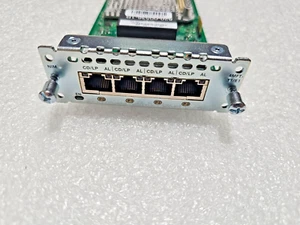 Cisco NIM-4MFT-T1/E1 4 port Multi-flex Trunk Voice/Clear-channel Data T1/E1 - Picture 1 of 2