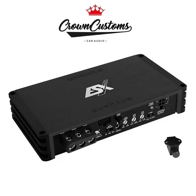 1000W MAX 2 CHANNEL MINI AMPLIFIER ESX QM500.2 500W RMS CLASS D SOUND QUALITY - Image 1 of 4