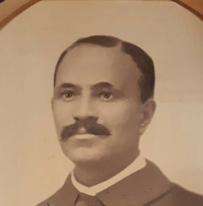 An Antique Photograph Framed Print Of African American Man - Picture 1 of 5