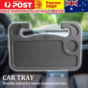 Car Steering Wheel Tray Table Laptop Stand Desk Food Drink Holder DF - Picture 1 of 9