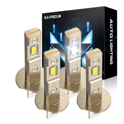 Para For Jaguar X-Type 2002-2008 LED faro de luz alta Combo 6000K 4x bombillas - Image 1 of 4