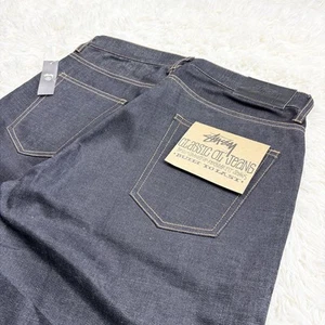 Stussy Classic OL Indigo Denim Shorts W34 Men's Street Skateboard JAPAN - Picture 1 of 9