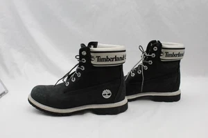 Timberland Stiefel schwarz Nubukleder wasserdicht Combat Soell Out Y2k 90er Größe 8 - Bild 1 von 9